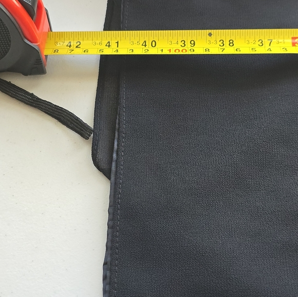 Vintage R&M Richards Black Sheath Dress 12P - Picture 8 of 8